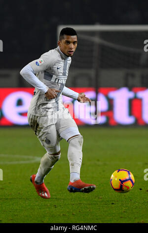 Il 27 gennaio 2019, Stadio Olimpico di Torino, Torino, Italia; di calcio della Serie A, Torino contro Inter Milan; Dalbert di Inter gioca la palla Foto Stock