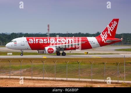 Kuala Lumpur, Malesia - 21. Gennaio 2018: all'Aeroporto di Kuala Lumpur (KUL) in Malesia. | Utilizzo di tutto il mondo Foto Stock