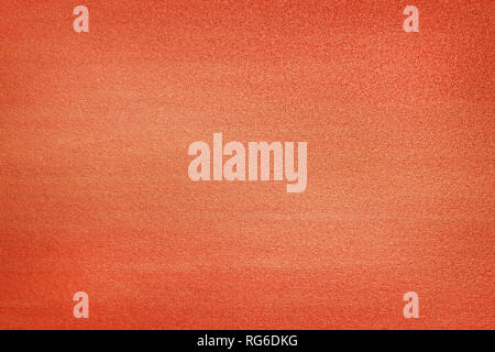 Abstract red risplendeva superficie di lamina close up. Texture e background Foto Stock
