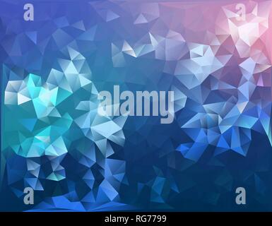 Modello geometrico di triangoli, sfondo sfondo poligonale. Eps 10. Illustrazione Vettoriale