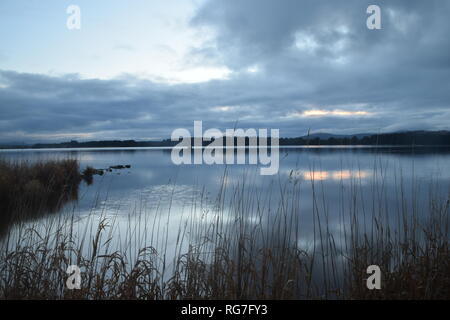 Loch di Skene, Dunecht, Westhill, Aberdeenshire, Foto Stock
