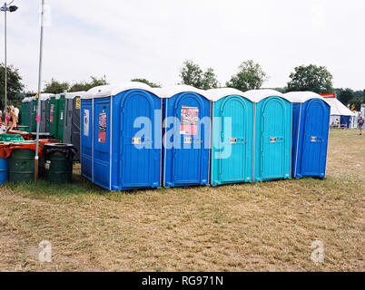 Bagni Al Glastonbury Festival 2005 Foto Stock