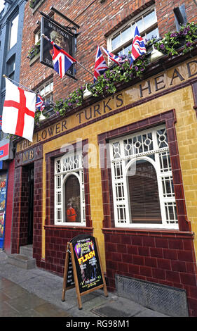 La parte inferiore della testa dei turchi, 36 Shudehill, Manchester North West England, Regno Unito, M4 1EZ Foto Stock