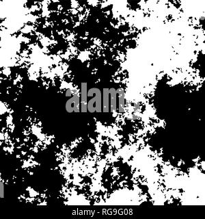 Grunge background urbano. Black Distressed polvere di grano Texture Overlay. Illustrazione Vettoriale