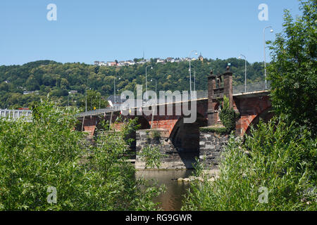 Ponte romano, Trier. Renania-palatinato, Germania, Europa mi Römerbrücke, Trier. Renania-palatinato, Deutschland, Europa ho Foto Stock