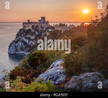 Italia Friuli Venezia Giulia, Trieste, Castel Duino Foto Stock