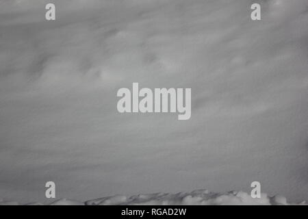 Inverno meteo neve embankment durante il Chicago's chiberia #polarvortex Arctic Blast. Foto Stock