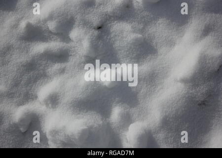 Inverno meteo neve embankment durante il Chicago's chiberia #polarvortex Arctic Blast. Foto Stock