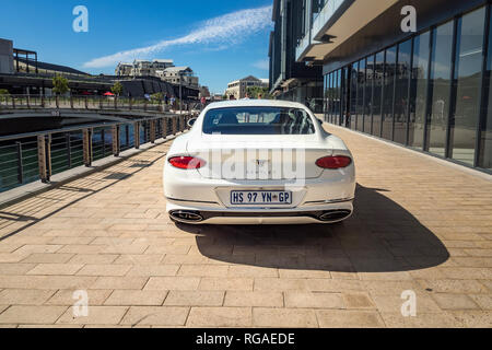 CAPE Town, Sud Africa - Dic 11, 2018. La nuova Bentley Continental GT, modello dell'anno 2018 Foto Stock
