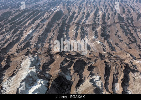 Veduta aerea della Nochten a cielo aperto pit, miniera di lignite nei pressi di Weißwasser / Weisswasser, in Sassonia, Germania Orientale Foto Stock