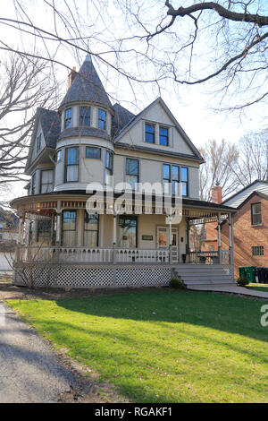 Ernest Hemingway's Birthplace a 339 N. Oak Park Avenue.Oak Park. A ovest di Chicago. Illinois. Stati Uniti d'America Foto Stock