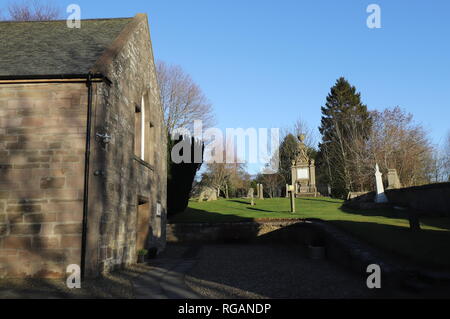 Scone vecchia Chiesa Parrocchiale Perthshire Scozia Gennaio 2019 Foto Stock
