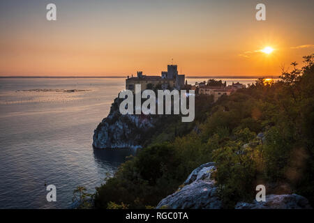 Italia Friuli Venezia Giulia, Trieste, Castel Duino Foto Stock
