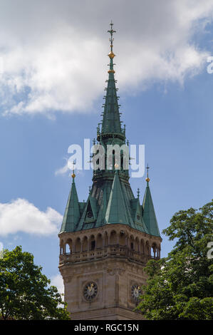 Guglia di Brunswick town hall, Germania Foto Stock