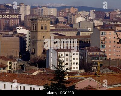 PALACIO CONDES DE GOMARA DESDE EL CASTILLO. Posizione: esterno. Spagna. Foto Stock