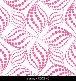 Abstact seamless pattern. La linea punteggiata di turbolenza texture geometrica. Elegante ornamento astratto Illustrazione Vettoriale