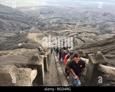 Monte Bromo esperienza Foto Stock