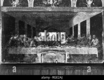 L'Italia, Milano, l'ultima cena in Santa Maria delle Grazie, 1910-20 Foto Stock