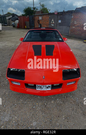 1987 Chevrolet Camaro Z28 IROC- retrò classico V8 americana auto sportiva Foto Stock