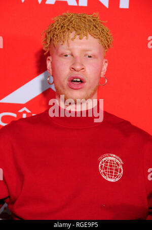 Westwood, California, Stati Uniti d'America. 28 gen 2019. Modello Shaun Ross assiste la Paramount Pictures U.S; Premiiere di " ciò che gli uomini vogliono" il 28 gennaio 2019 al Regency Village Theatre di Westwood, California. Foto di Barry re/Alamy Live News Foto Stock