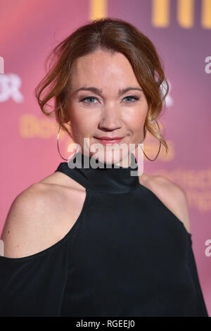 Lisa Maria POTTHOFF (attrice) Immagine singola, un unico taglio motif, Ritratto, Ritratto, Ritratto. Bavarian Film Award 2018-Red Carpet, tappeto rosso, su 25.01.2019 al Prinzregententheater in Muenchen. | Utilizzo di tutto il mondo Foto Stock