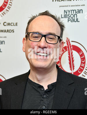 Londra, Regno Unito. 29 gen 2019. Neil McPherson a critica' Circle Theatre Awards cerimonia annuale che celebra i successi di 2018's produzioni teatrali, al Prince of Wales Theatre Credito: Nils Jorgensen/Alamy Live News Foto Stock