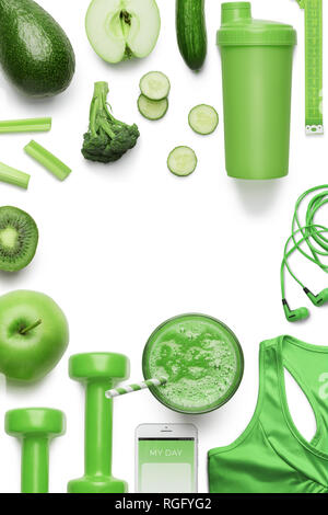 Articoli per sano vivente Foto Stock