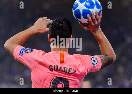 Milano - Novembre 6, 2018: Luis Suarez 9. FC Internazionale - FC Barcellona. La UEFA Champions League. Giornata 4. Giuseppe Meazza (San Siro) Stadium. Foto Stock