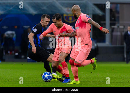Milano - Novembre 6, 2018: Philippe Coutinho 7. FC Internazionale - FC Barcellona. La UEFA Champions League. Giornata 4. Giuseppe Meazza (San Siro) Stadium. Foto Stock