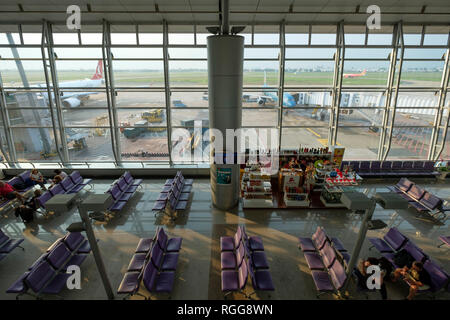Dall'Aeroporto Internazionale di Tan Son Nhat di Ho Chi Minh, Vietnam Foto Stock