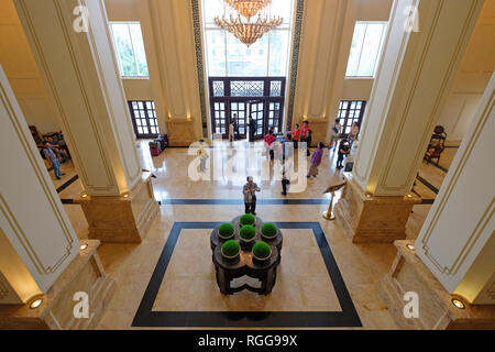Indochine Palace hotel lobby, la tonalità, il Vietnam Asia Foto Stock