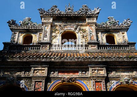 Cittadella imperiale di Hue, Vietnam Asia Foto Stock