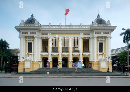 Hanoi Opera House o Grand Opera House di Hanoi, Vietnam Asia Foto Stock