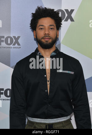 Jussie Smollett- Fox iniziali di presentazione, arrivi, New York, Stati Uniti d'America - 14 Maggio 2018 Foto Stock