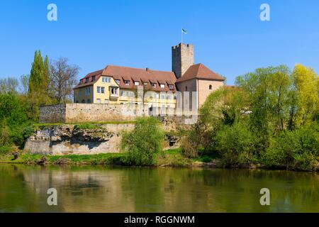 Castello Grafenburg, Lauffen am Neckar, Baden-Württemberg, Germania Foto Stock