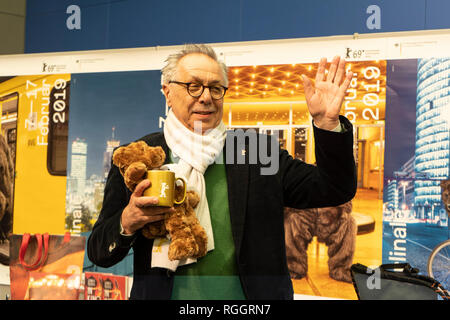 Berlino, Germania. 29 gen, 2019. Premere il tasto Conferenza prima Berlinale 2019. Credito: Beata Siewicz/Pacific Press/Alamy Live News Foto Stock