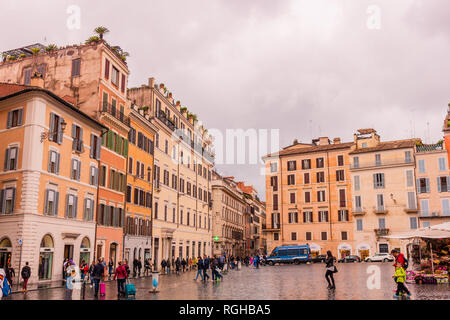 Italia Roma- Settembre 22, 2018 Piazza di Spagna Roma - Piazza di Spagna, tonica Foto Stock