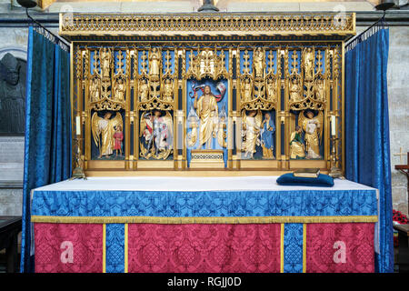 Cappella di San Michele Arcangelo in Salisbury Cathedral Regno Unito Foto Stock