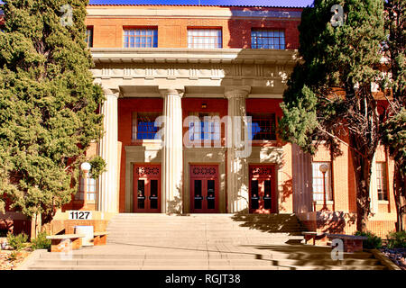 UA College di Ingegneria Costruzione su l'Università di Arizona Campus in Tucson AZ Foto Stock