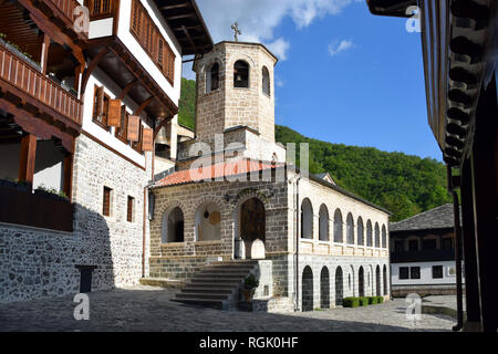 Saint Jovan Bigorski monastero. Macedone monastero ortodosso, Macedonia. Foto Stock