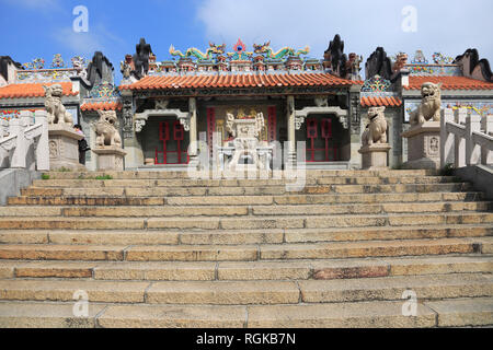 Pak Tai tempio, noto anche come Yuk Hui tempio, Cheung Chau Isola, Hong Kong, Cina, Asia Foto Stock