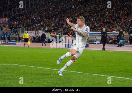 Roma - Nov 27, 2018: AS Roma - Real Madrid. La UEFA Champions League. Fase di gruppo. Giornata 5. Stadio Olimpico Foto Stock