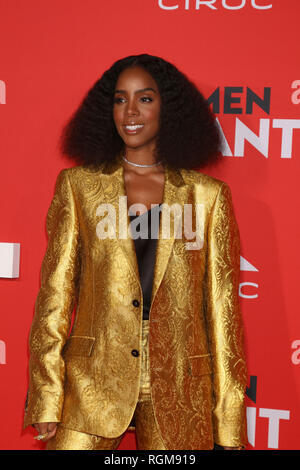 Westwood, CA, Stati Uniti d'America. 28 gen, 2019. LOS ANGELES - Jan 28: Kelly Rowland al ''ciò che gli uomini vogliono'' Premiere presso il Villaggio Theatre on gennaio 28, 2019 a Westwood, CA Credito: Kay Blake/ZUMA filo/Alamy Live News Foto Stock