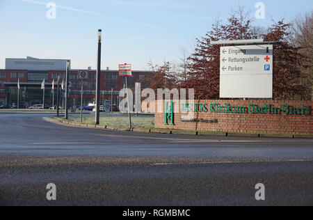 Berlino, Germania. 30 gen, 2019. L'Helios Klinikum Berlino-buch. Credito: Sven Braun/dpa/Alamy Live News Foto Stock