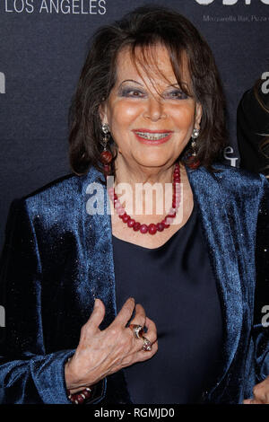 Los Angeles, Stati Uniti d'America. 30 gen, 2019. Claudia Cardinale al quarto Annual riprese Italia Film Festival tenutosi presso l'Istituto Italiano di Cultura di Los Angeles, CA, 30 gennaio 2019. Photo credit: Giuseppe Martinez/PictureLux Credito: PictureLux/Hollywood Archive/Alamy Live News Foto Stock