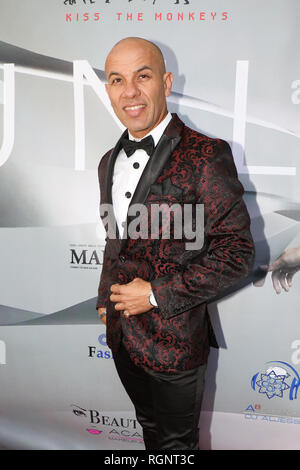 "Unleeshed' Holiday beneficio Gala per divino progetto senzatetto presso il bargigli Mansion offre: Javier Cazares dove: Los Angeles, California, Stati Uniti quando: 29 Dic 2018 Credit: Sheri Determan/WENN.com Foto Stock