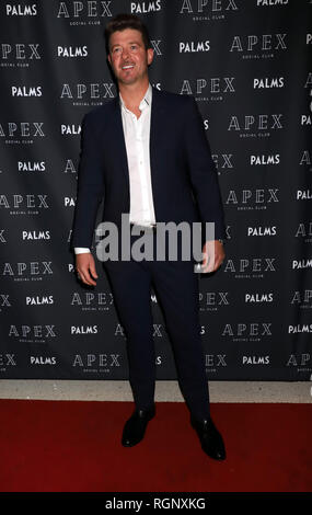 Robin Thicke host apex club sociale di Kick Off New Years Eve Weekend al Palms Casino Resort Hotel dotato di: Robin Thicke dove: Las Vegas, Nevada, Stati Uniti quando: 29 Dic 2018 Credit: DJDM/WENN.com Foto Stock