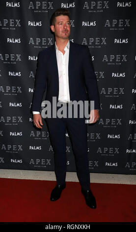 Robin Thicke host apex club sociale di Kick Off New Years Eve Weekend al Palms Casino Resort Hotel dotato di: Robin Thicke dove: Las Vegas, Nevada, Stati Uniti quando: 29 Dic 2018 Credit: DJDM/WENN.com Foto Stock