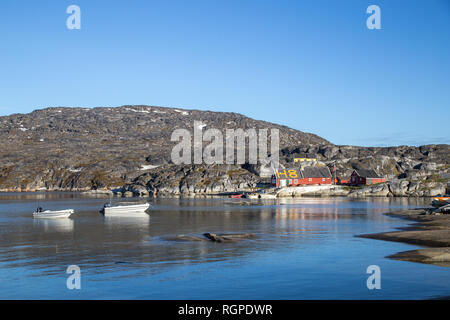 Ristorante H8 in Ilimanaq, Groenlandia Foto Stock