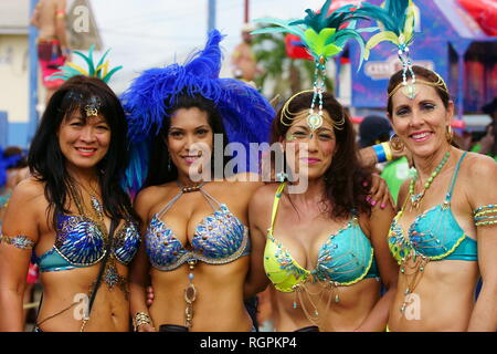 Trinidad e Tobago Carnival Foto Stock